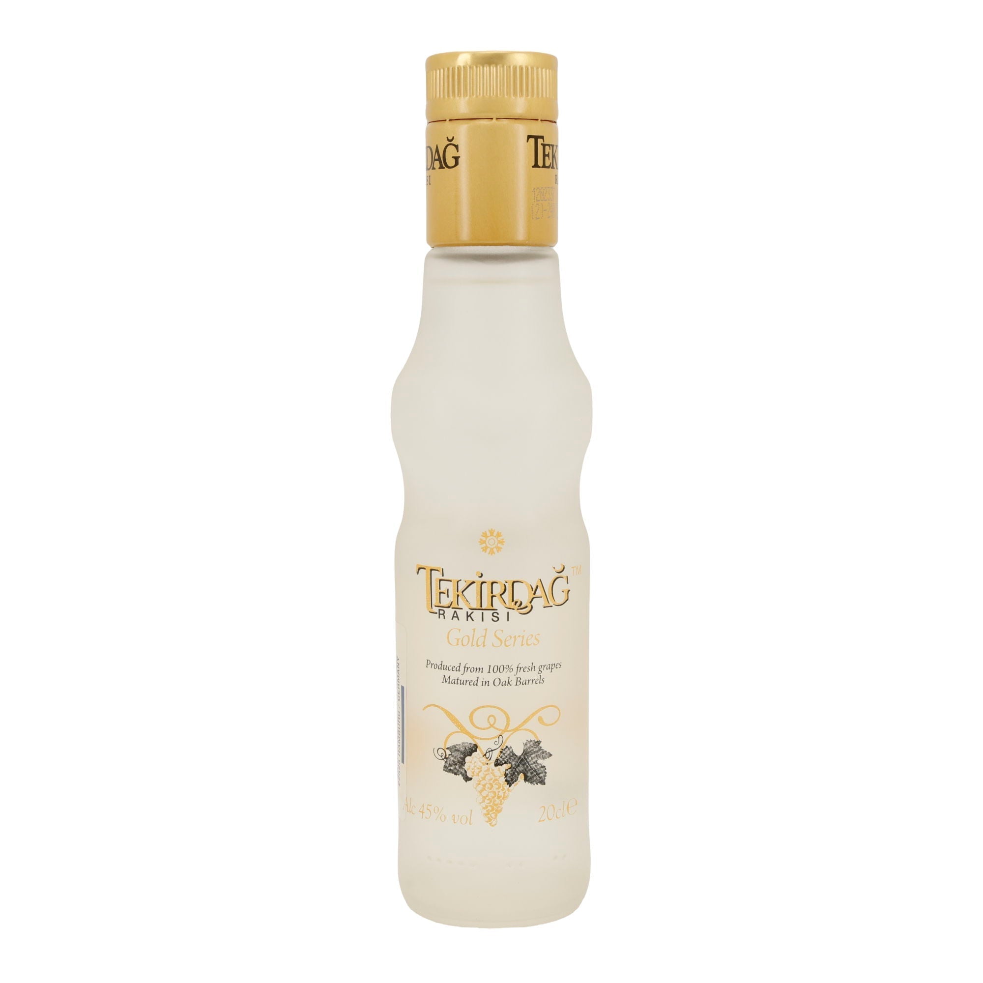 Tekirdağ Rakısı | Gold Series | Eichenfassgereift | 45 % vol | 200 ml Tekirdag